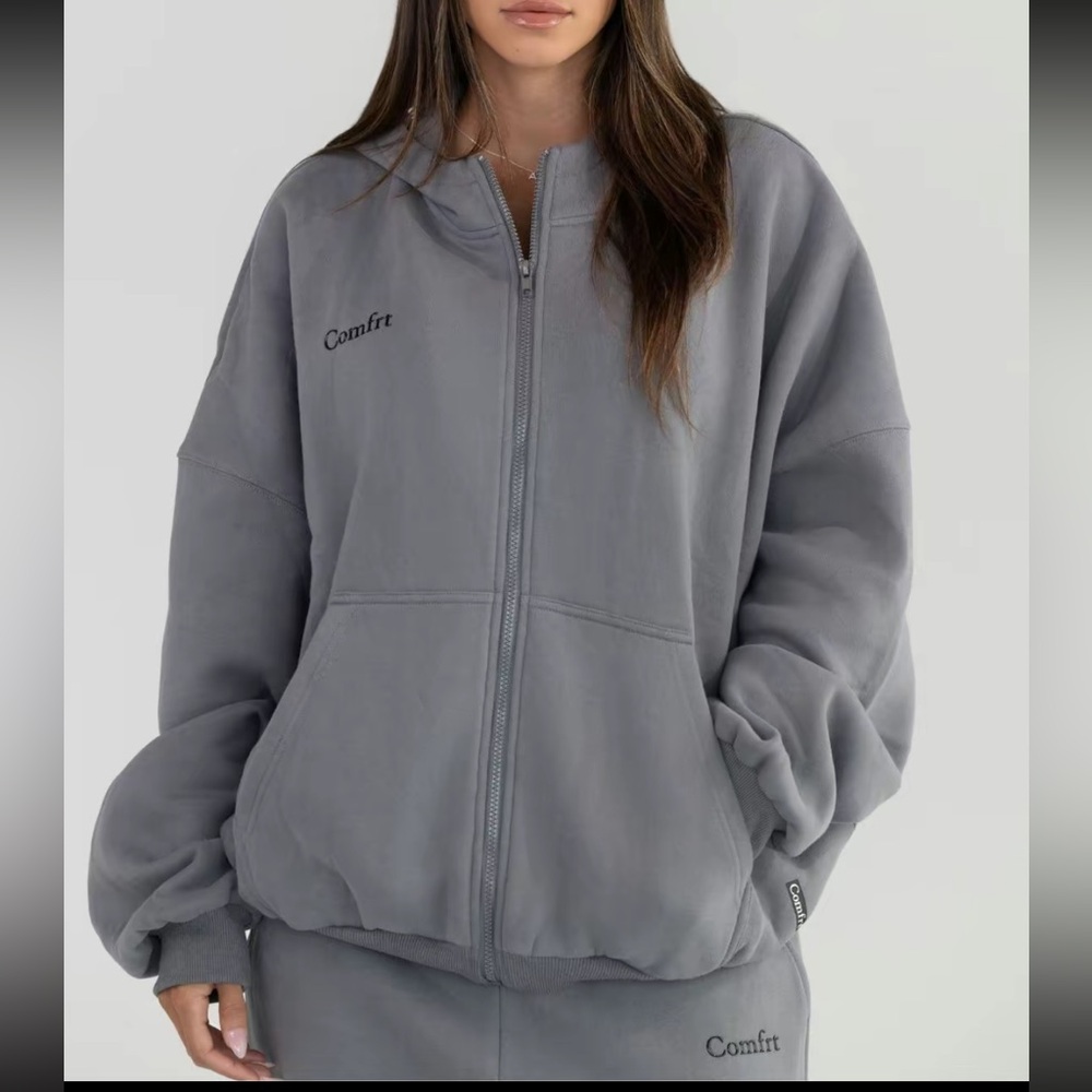 COMFRT CLOUD ZIP WOLF GREY SMALL